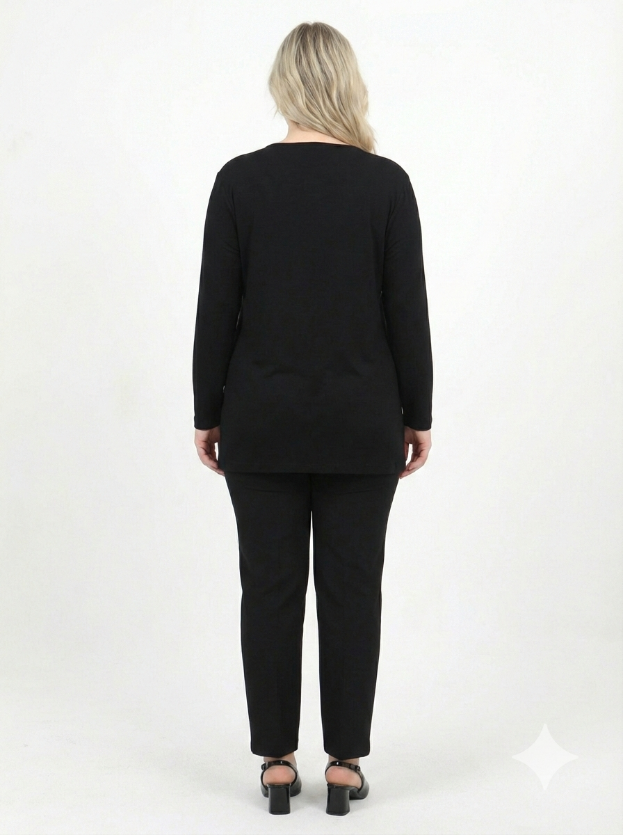 Dijital Baskılı  Bluz - 298