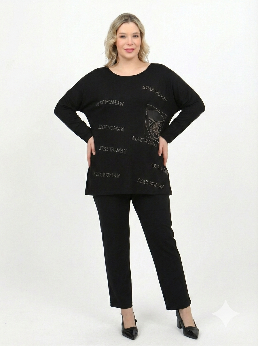 Taş Baskılı Tunik - 314