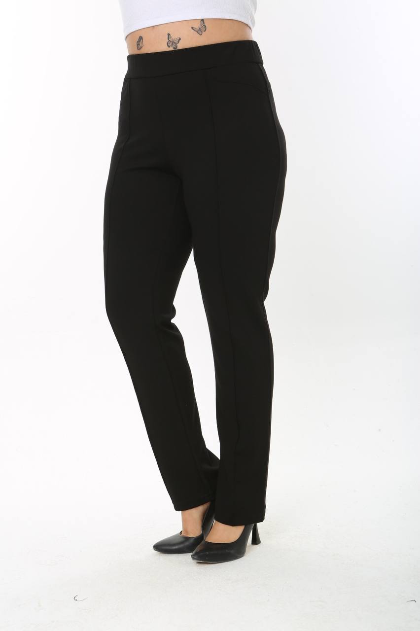 Cep Görünümlü Biyeli Pantolon - 690