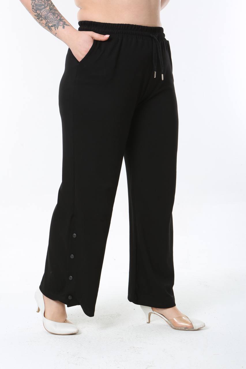 Paçası Zımbalı Bol Paça Oysho Pantolon - 710