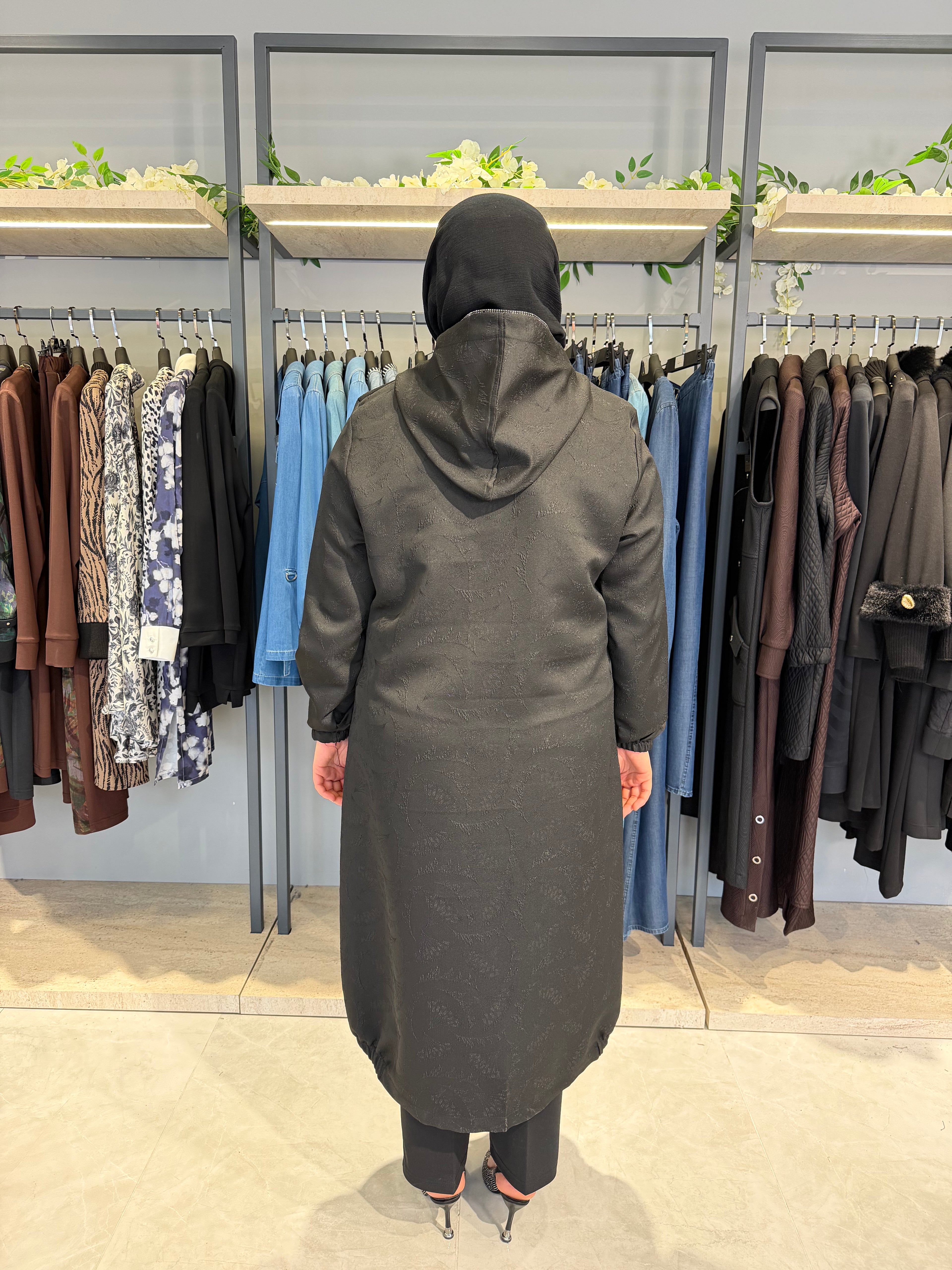 Kapüşonlu Jakar Kap  - 777