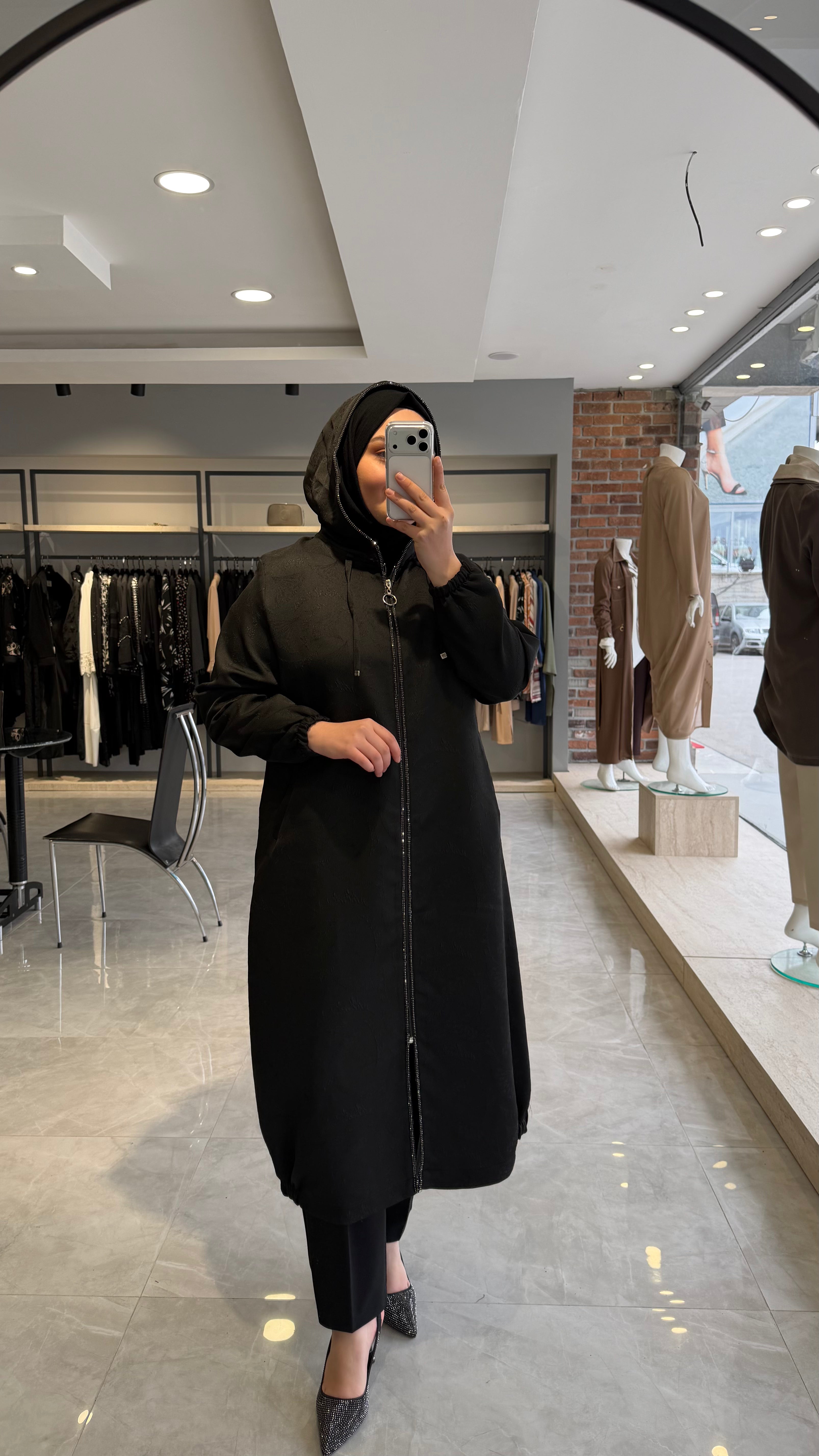 Kapüşonlu Jakar Kap  - 777