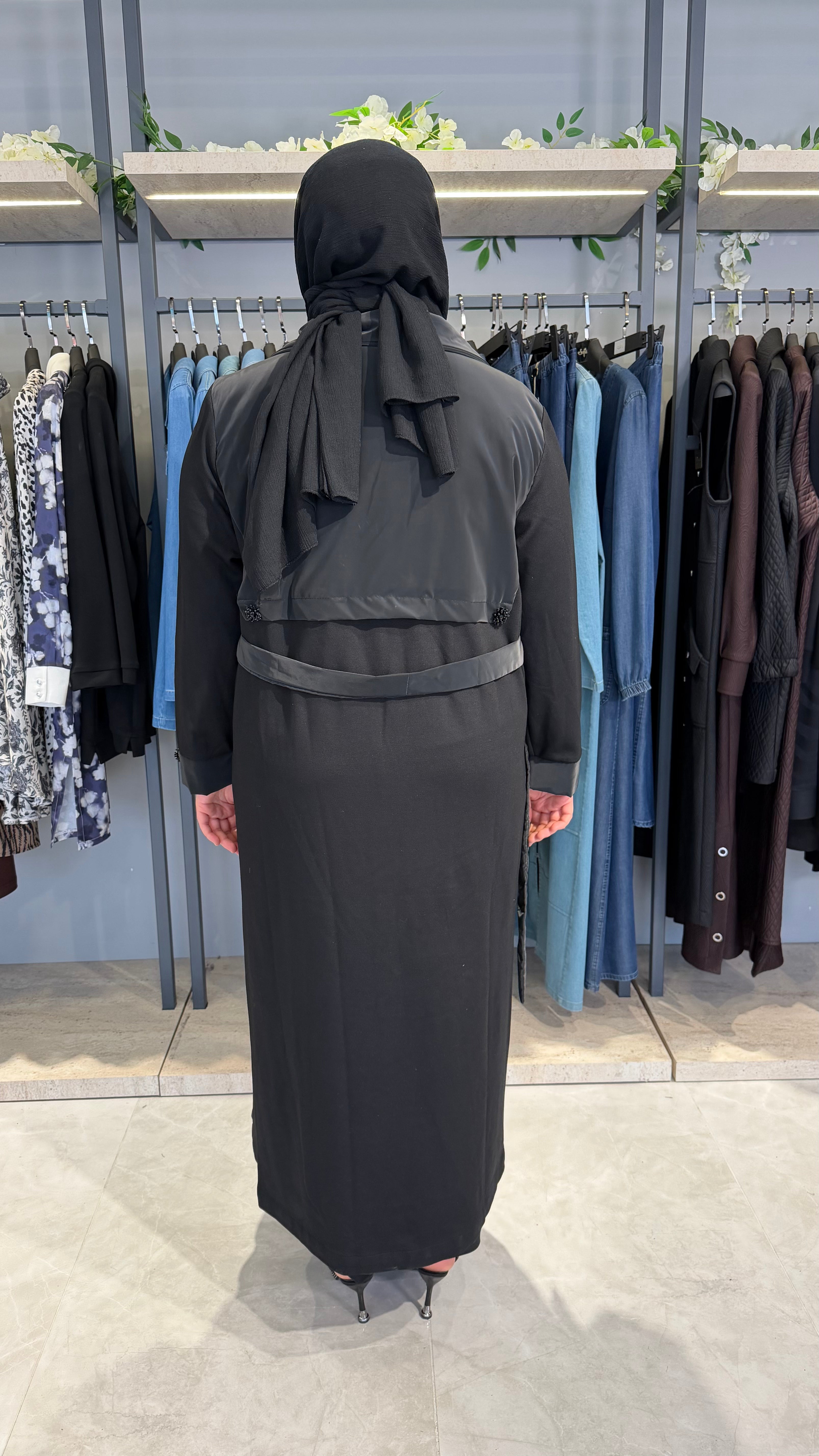 Çiçek Detaylı Fermuarlı Nova Kap -2115