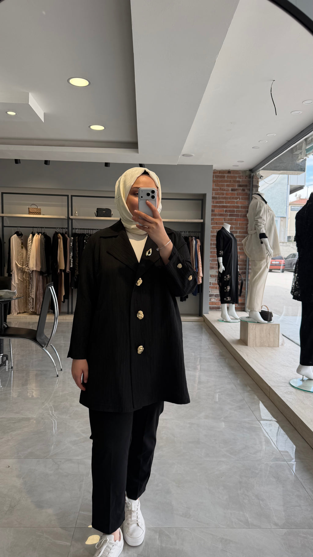 Gold Detaylı Ceket - 26076