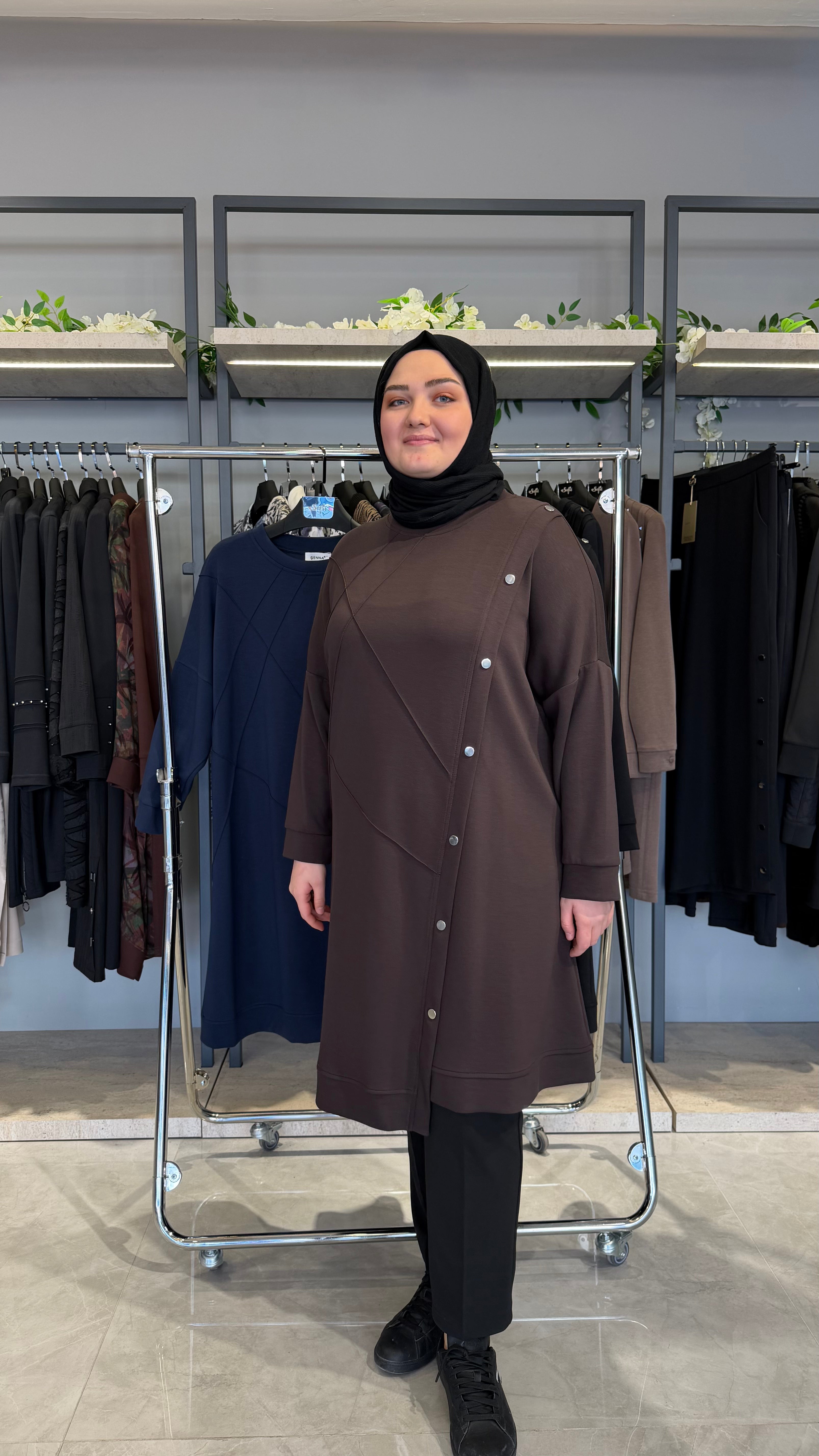 Nevrül ve Çıtçıt Detaylı Oysho Tunik  - 398