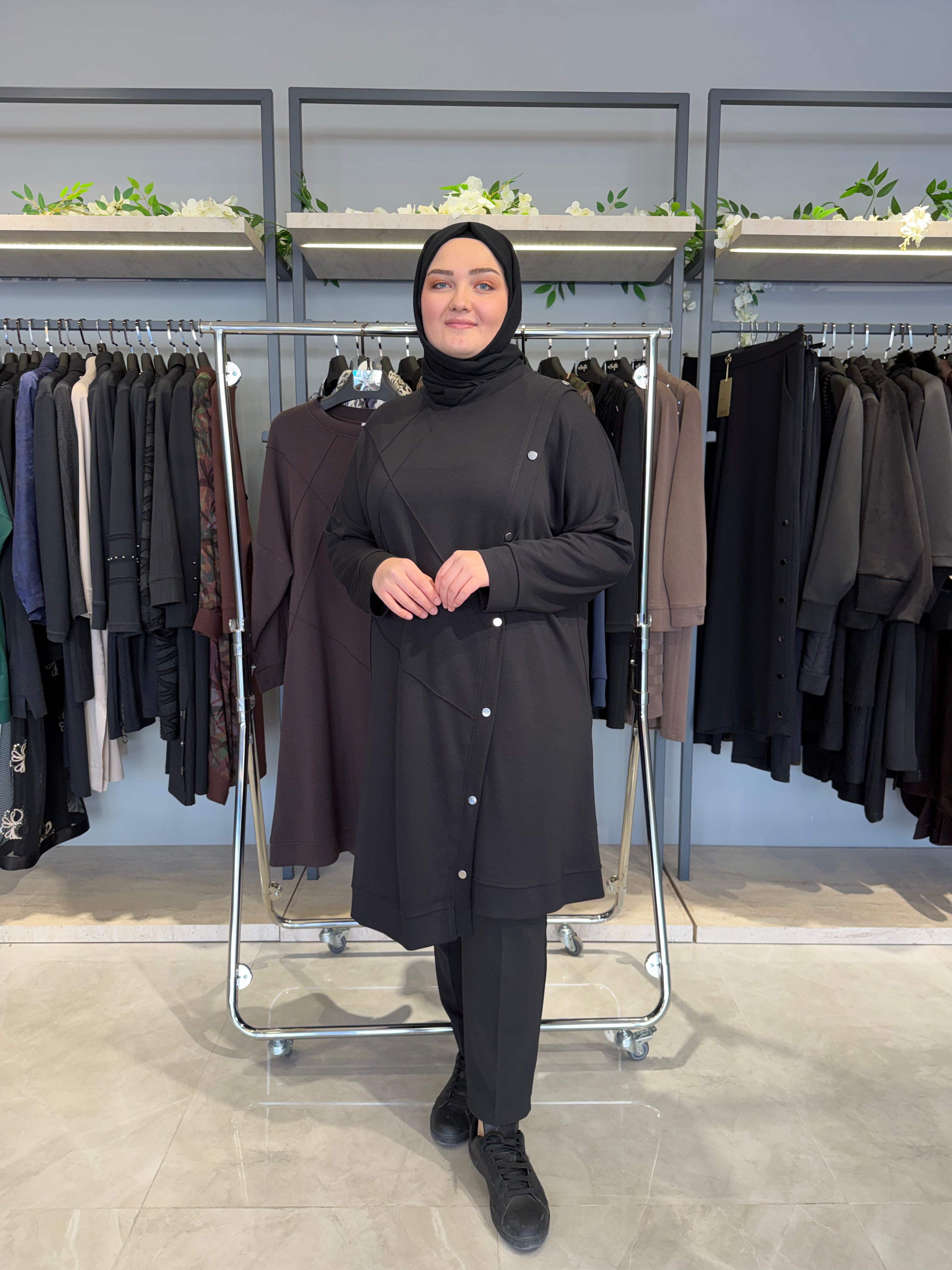 Nevrül ve Çıtçıt Detaylı Oysho Tunik  - 398