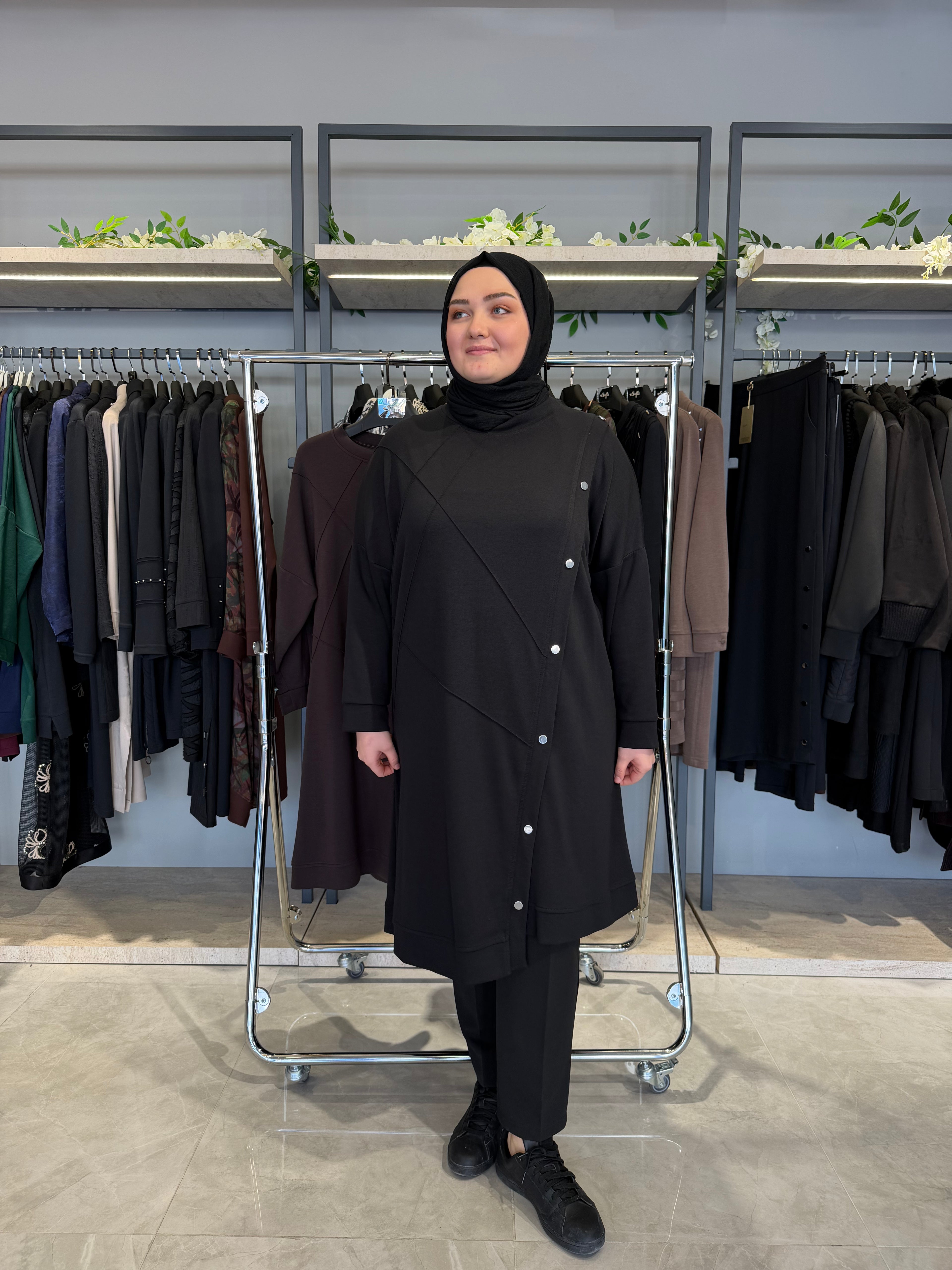 Nevrül ve Çıtçıt Detaylı Oysho Tunik  - 398