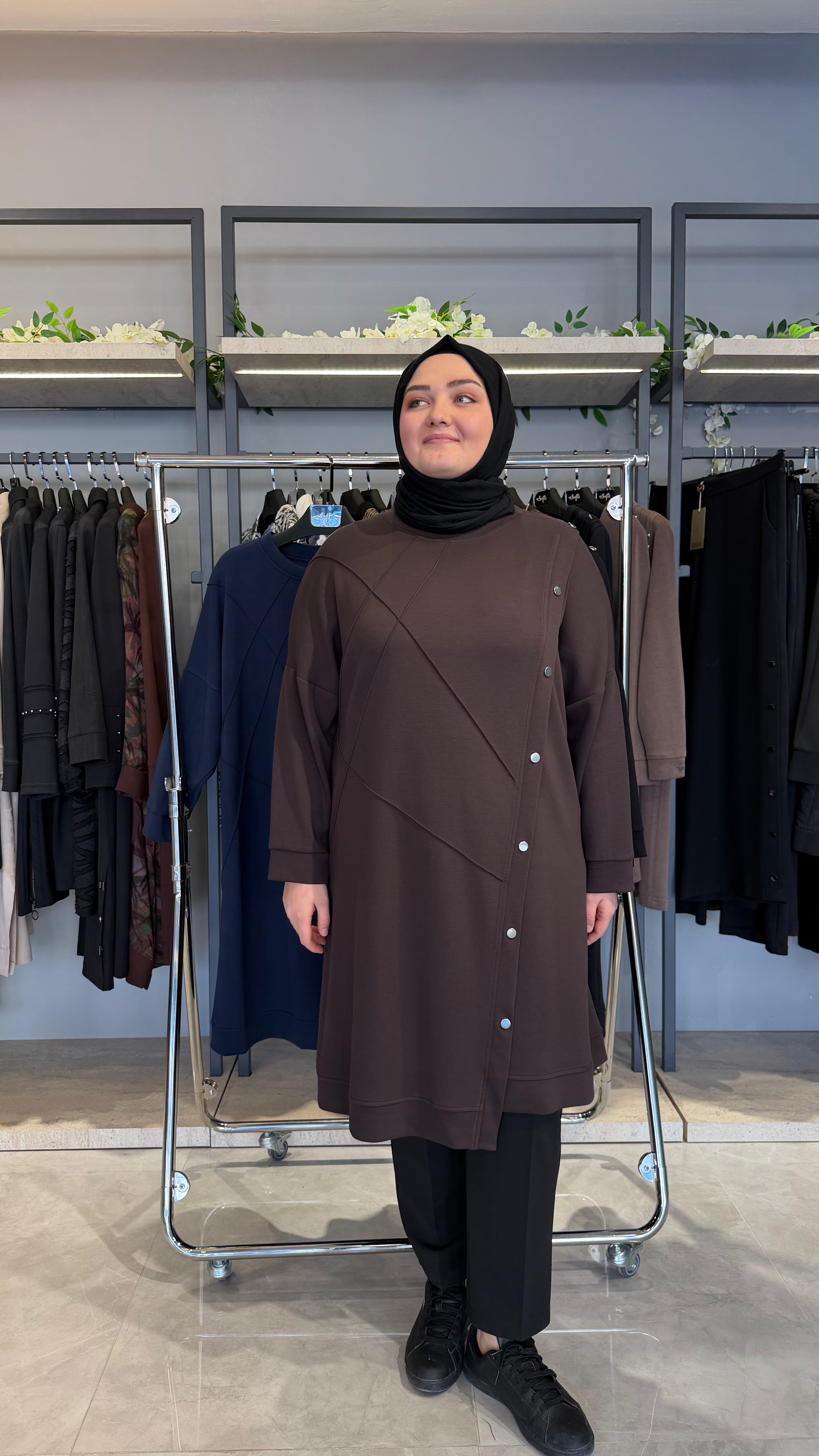 Nevrül ve Çıtçıt Detaylı Oysho Tunik  - 398