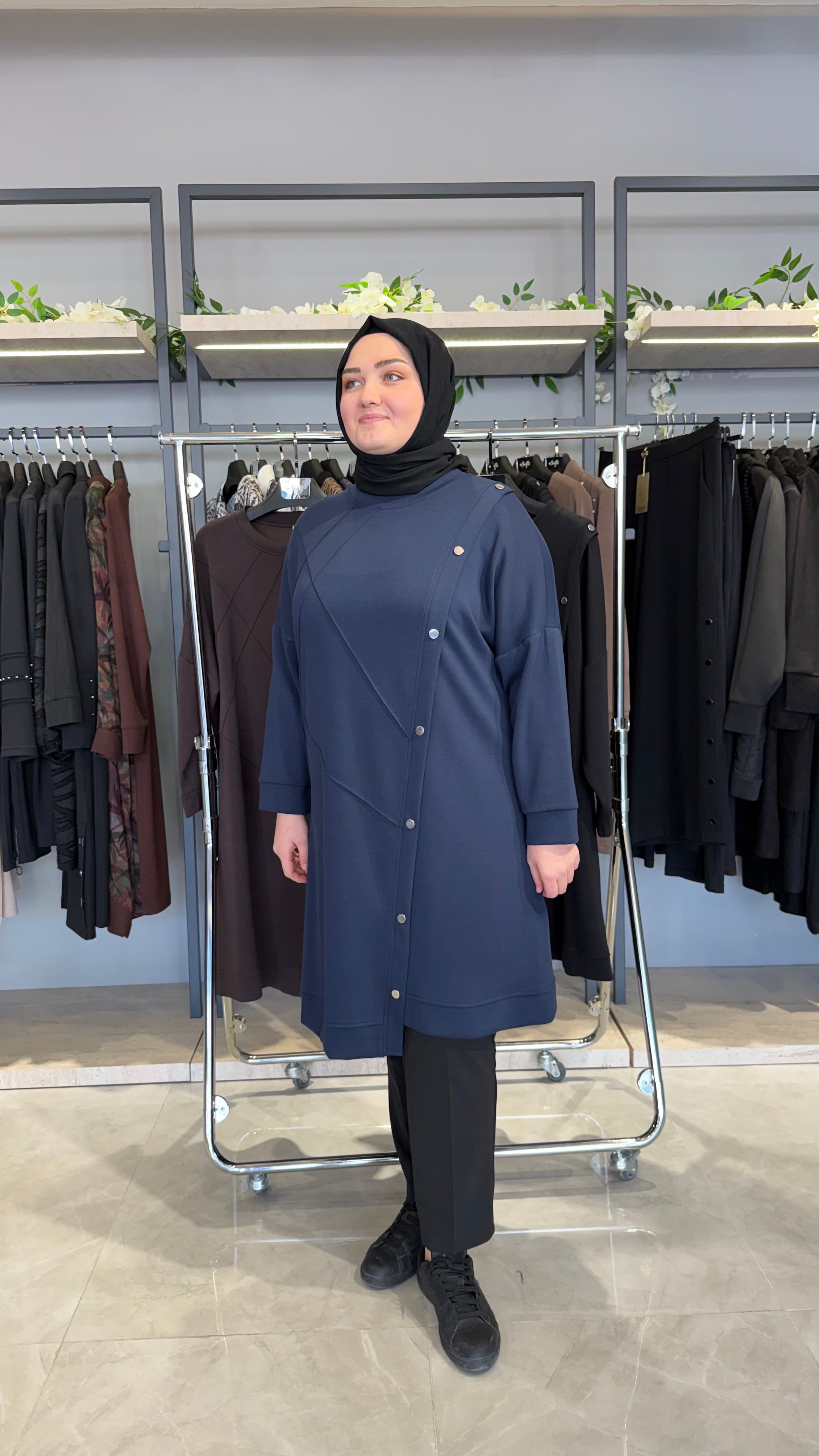 Nevrül ve Çıtçıt Detaylı Oysho Tunik  - 398