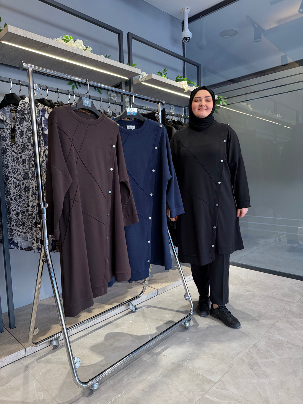 Nevrül ve Çıtçıt Detaylı Oysho Tunik  - 398