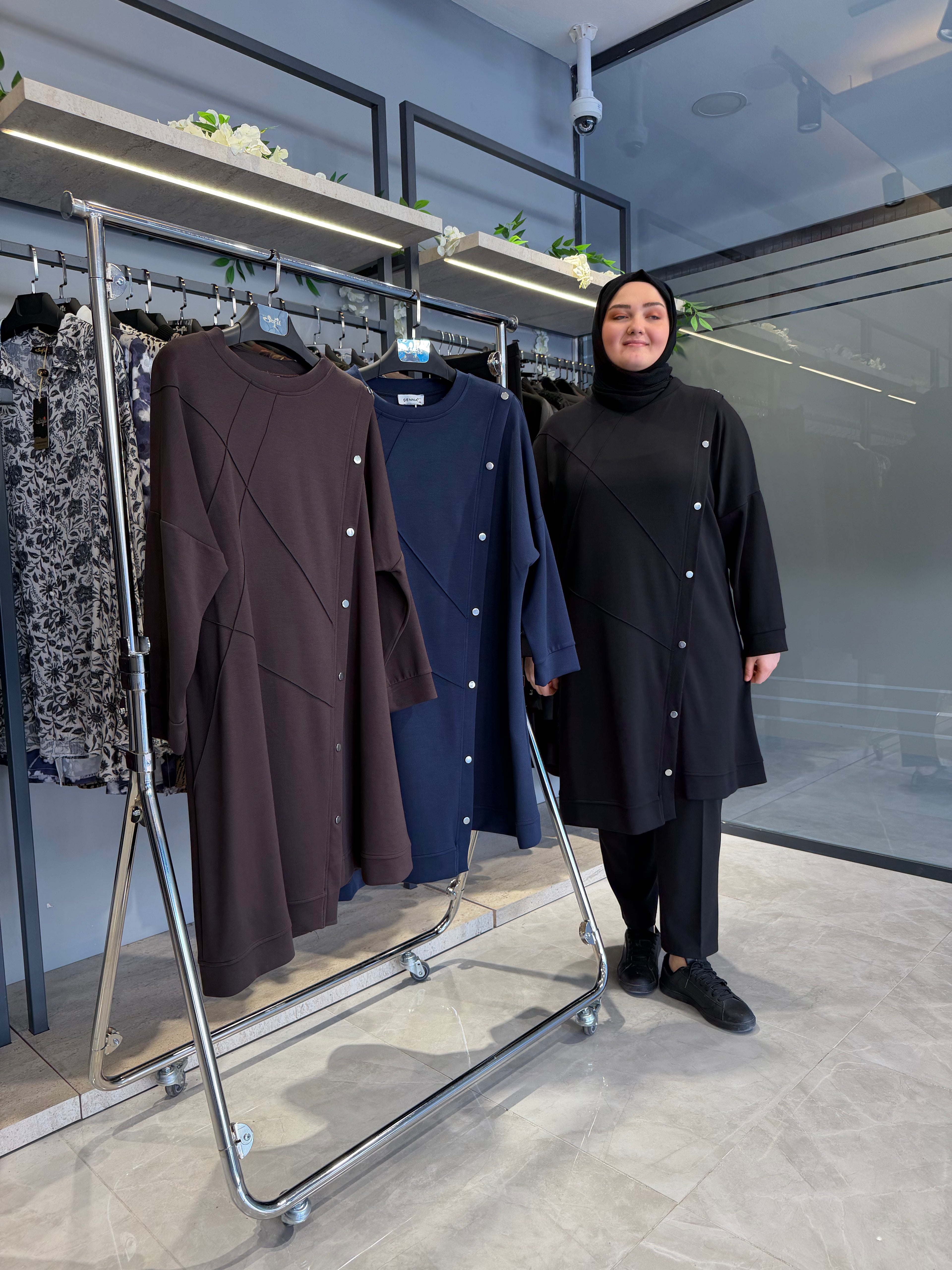 Nevrül ve Çıtçıt Detaylı Oysho Tunik  - 398