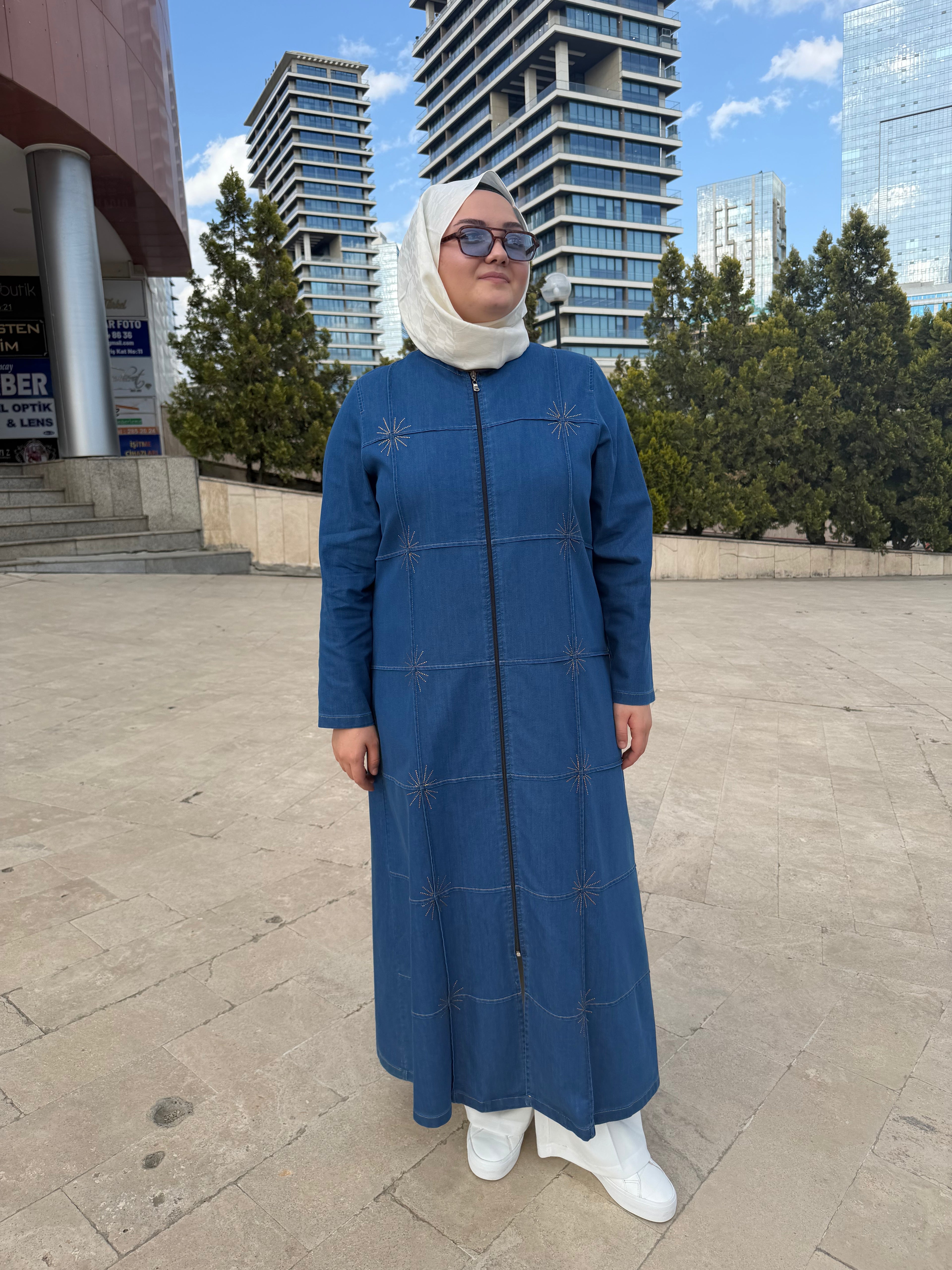 Taşlı Tensel Ferace - 514