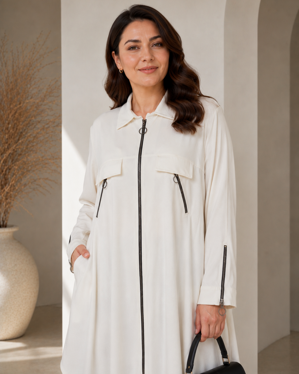 Salaş Kalıp Bambu Kumaş kap - 25234