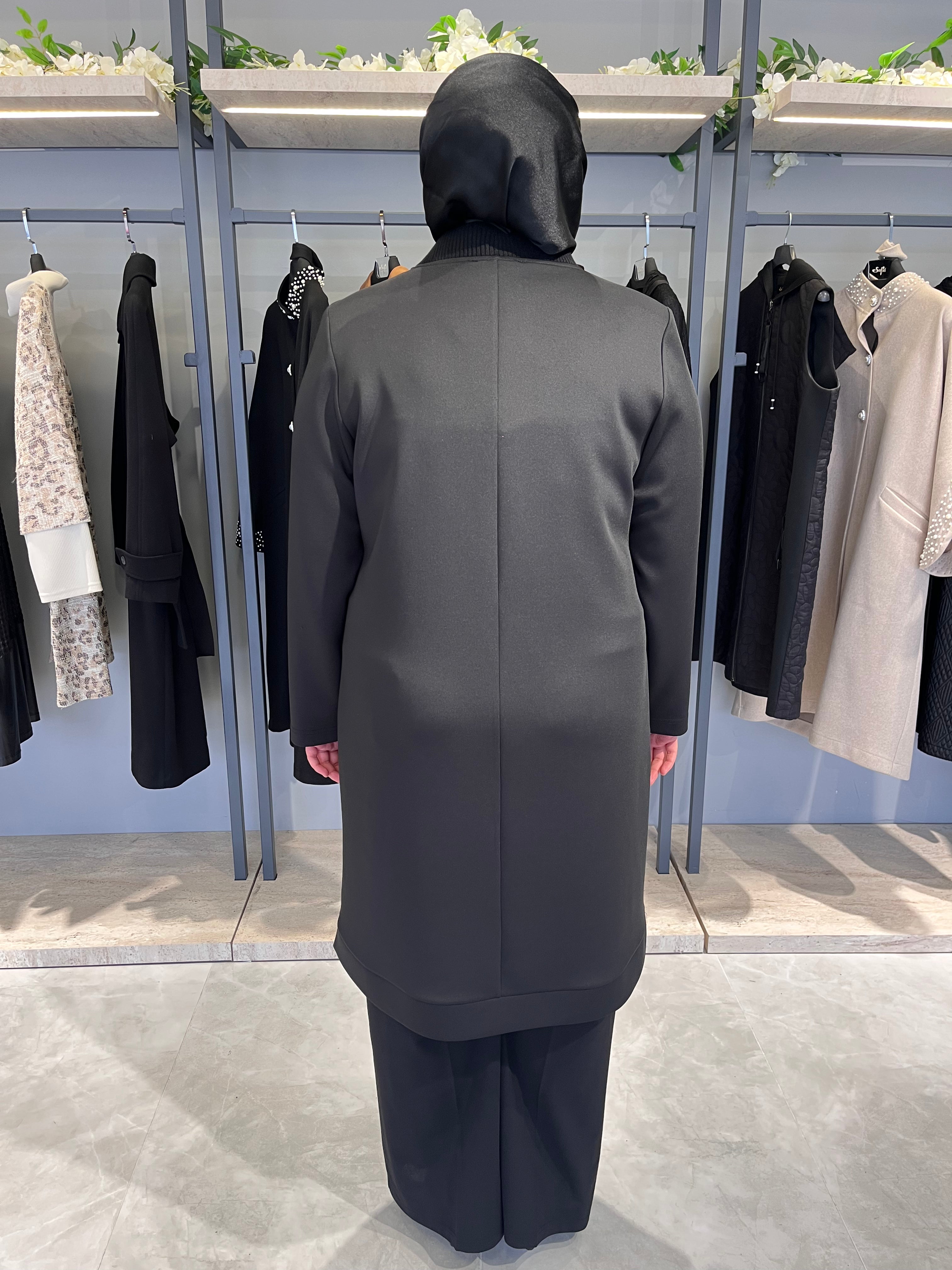 Yakası Fermuarlı Dalgıç Tunik - 26049