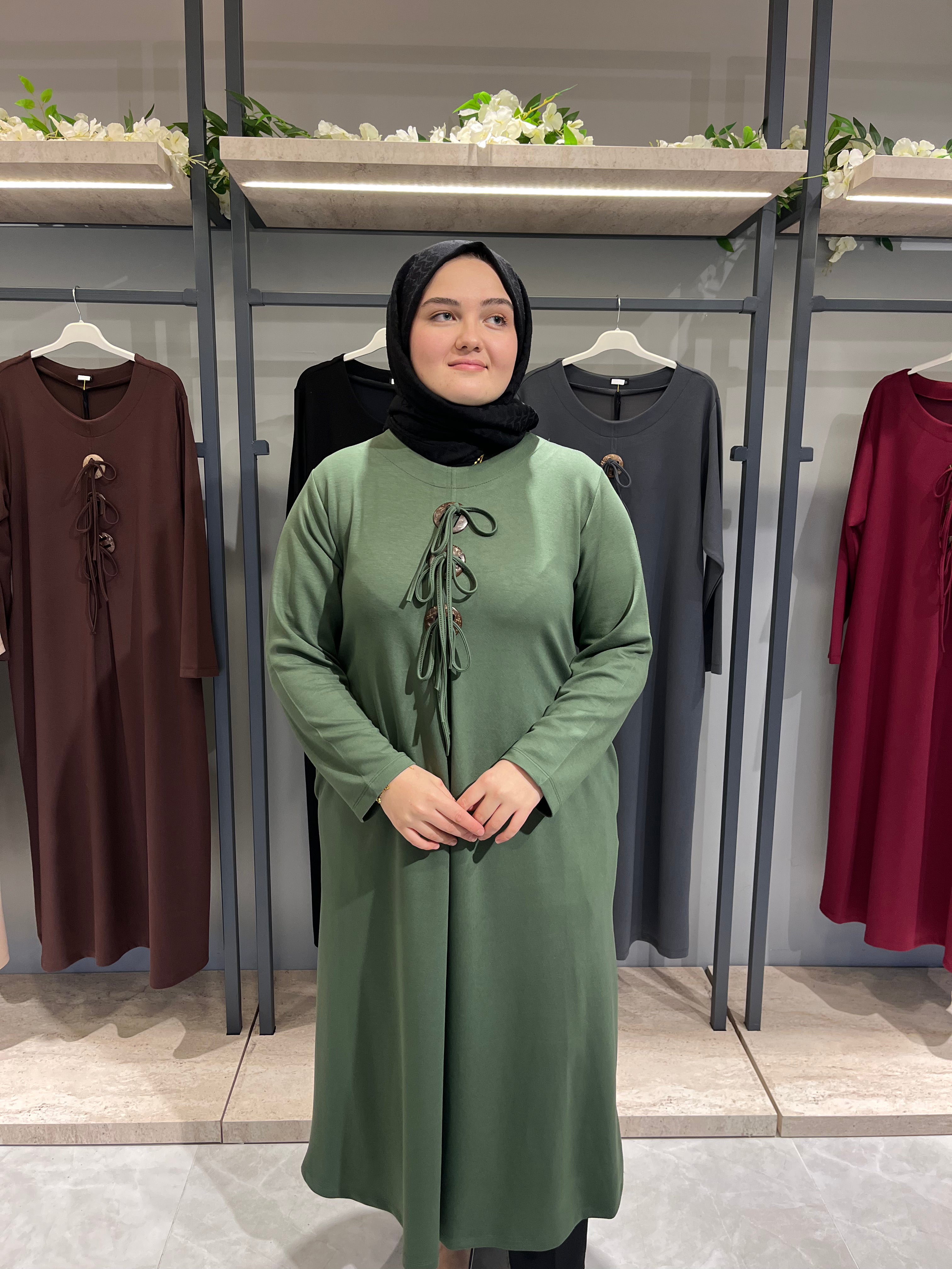 Düğme Aksesuarlı Oysho Elbise - 257680