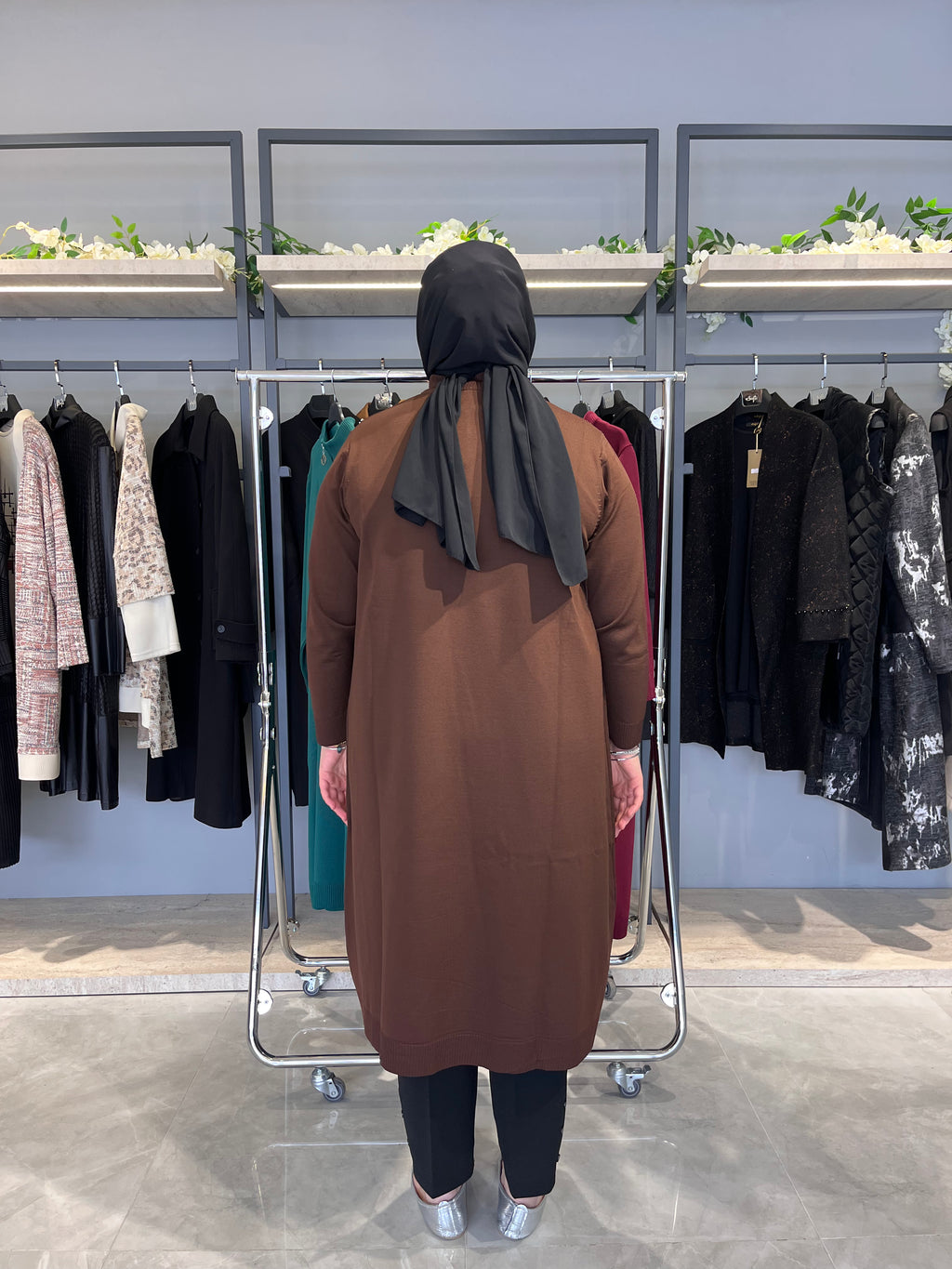Yarım Fermuarlı Standart Triko Tunik - 4738