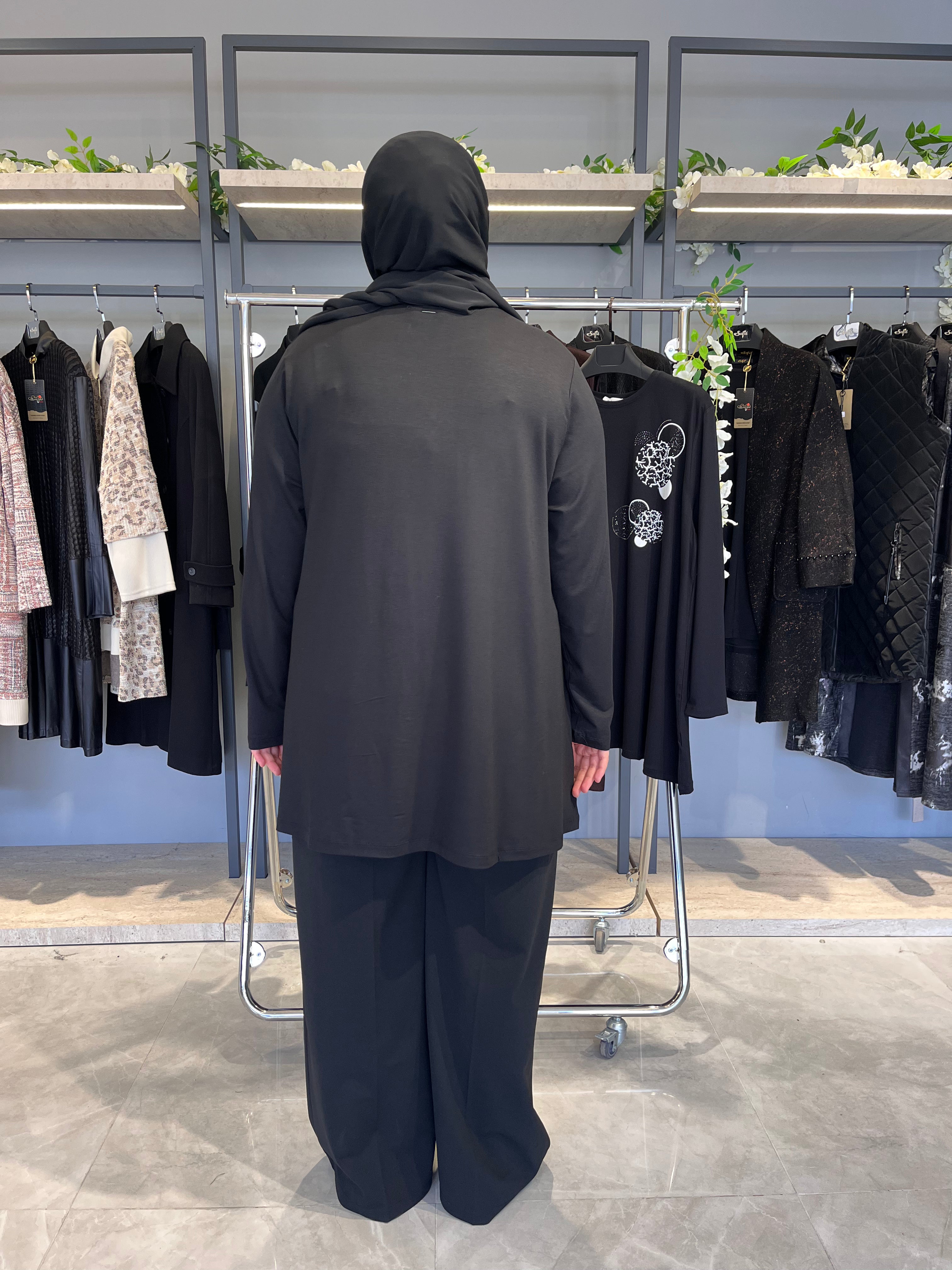 Önü Baskılı Günlük Tunik - 797