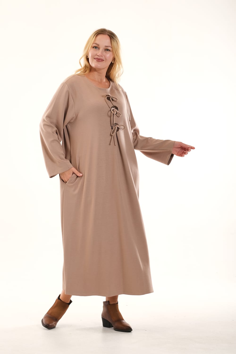 Düğme Aksesuarlı Oysho Elbise - 257680