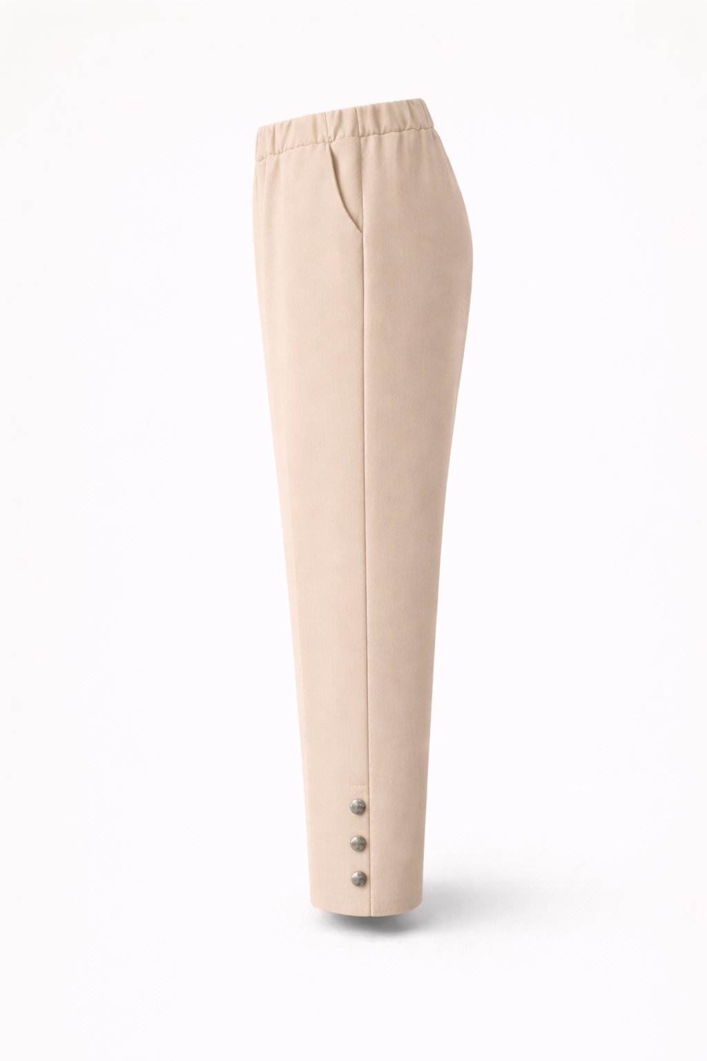 Paçası Zımbalı Likralı Pantolon - 2317